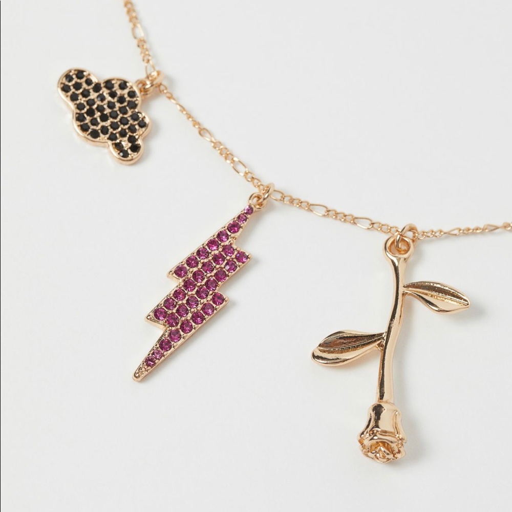 H&M x Vampire’s Wife Rose Lightning Necklace